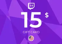 Twitch Gift Card 15 USD Key - UNITED STATES