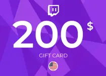 Twitch Gift Card 200 USD Key - UNITED STATES