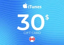 Apple iTunes Gift Card 30 CAD Key - CANADA