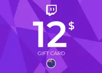 Twitch Gift Card 12 AUD Key - AUSTRALIA