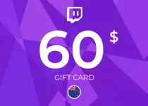 Twitch Gift Card 60 AUD Key - AUSTRALIA
