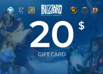 Blizzard Gift Card 20 USD Battle.net Key - NORTH AMERICA