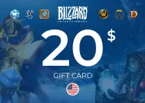 Blizzard Gift Card 20 USD Battle.net Key - UNITED STATES