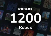 Roblox Card 1200 Robux Key