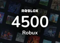 Roblox Card 4500 Robux Key