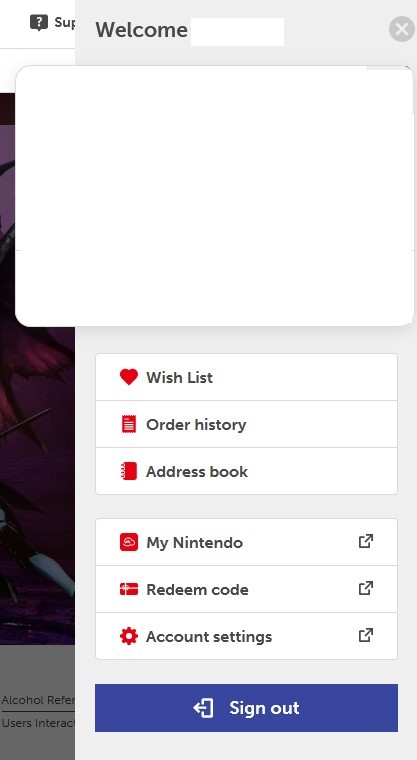 Nintendo — сторінка активації